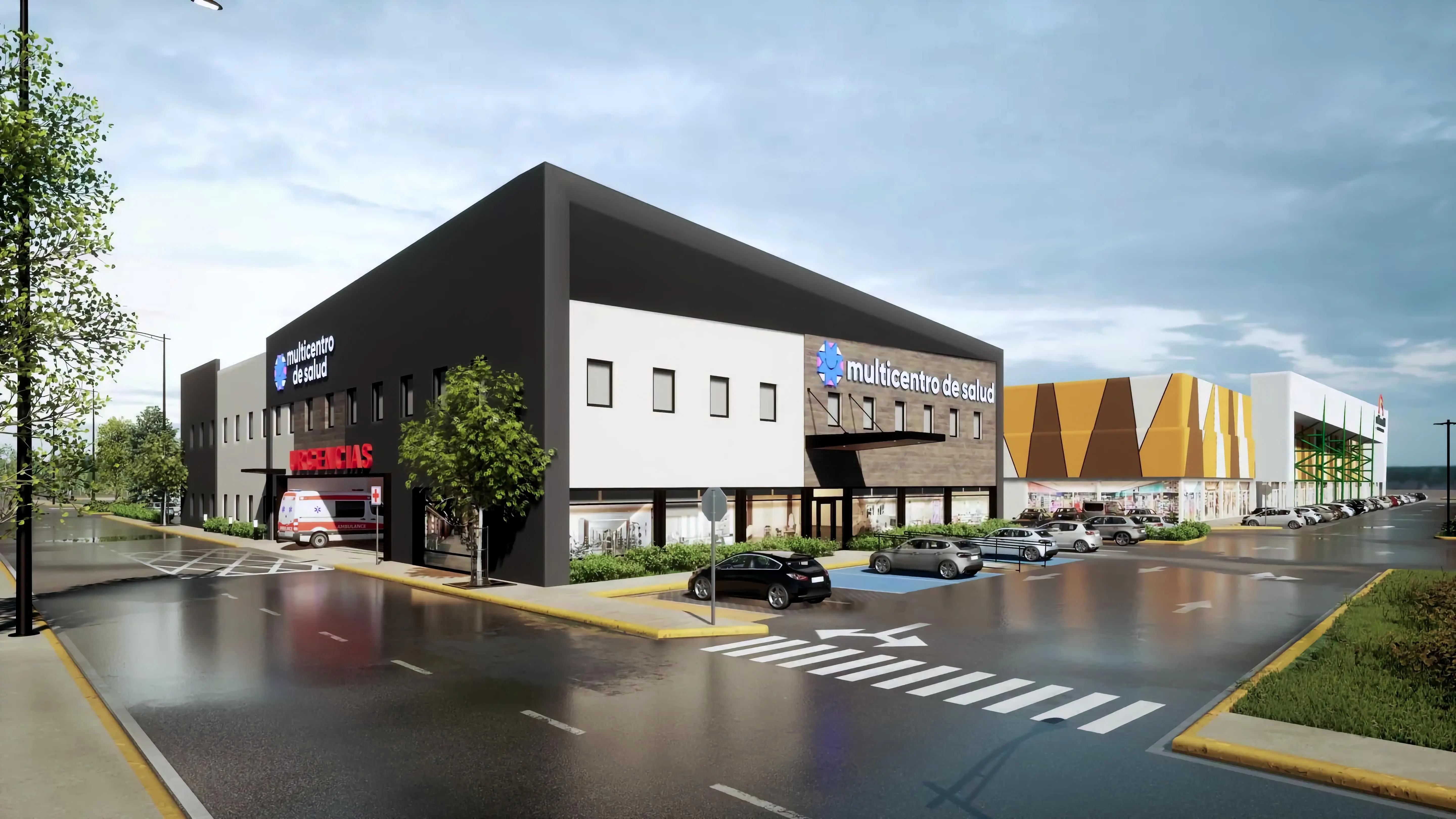 Interior del Multicentro de Salud Guadalupe, sede del consultorio del Dr. Eduardo Silva Loredo, en Guadalupe, Nuevo León.